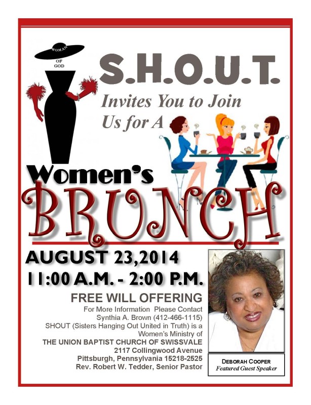 SHOUT Brunch Flyer 08-2014