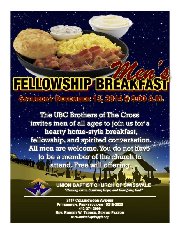 Men's Fellowship Breakfast 12-13-2014